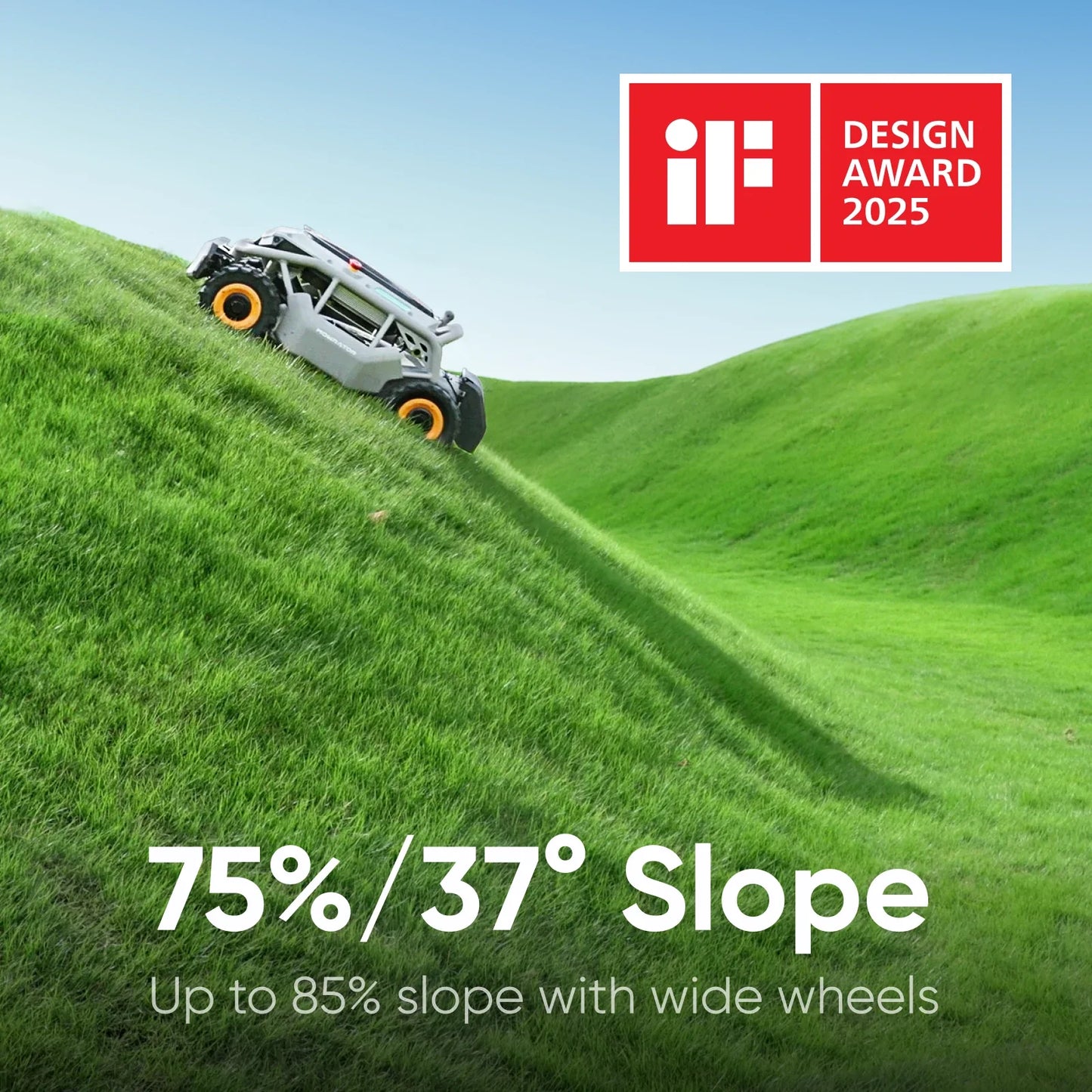 mowrator s1 remote control lawn mower 4wd 75% mower