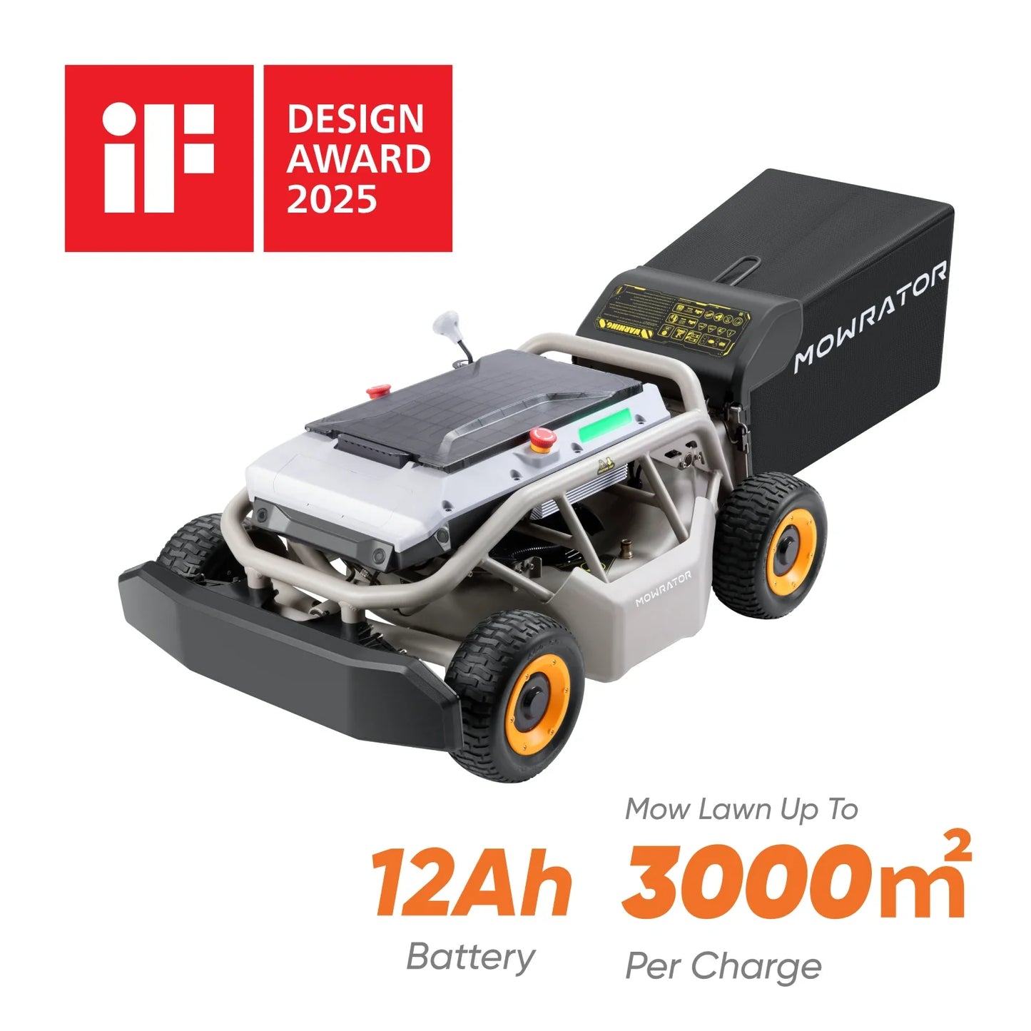 mowrator s1 remote control lawn mower 4wd 75% mower